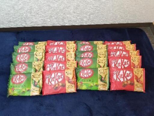 キットカット ネスレミニ14枚入り×10袋、大人の甘さ抹茶13枚入り×10袋
