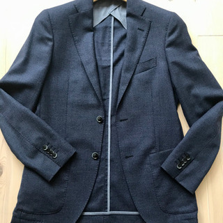 バーニーズニューヨークLATORRE ホップサックジャケット ネイビー44サイズ