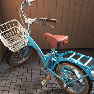 子供自転車　１８インチ　岡山市内引き取り希望 子供用自転車 18インチ 補助輪 カゴ 子ども キッズ ジュニア