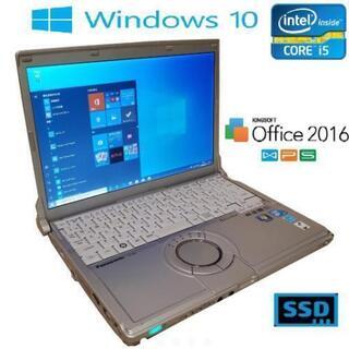 人気！【爆速SSD！☆最新Win10 Pro】Panasonic Let's note CF-NX2 ☆Core i5☆新品SSD240GB/メモリ4G　Ms Office 2019☆即使用OK!