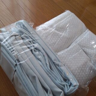 遮光カーテン&レースセットの画像