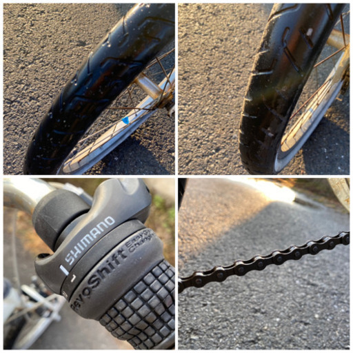 ☆20インチ折りたたみ自転車☆チェーン・シフトケーブル新品交換^_^shimano6段ギア☆スポーツモデルサイクル☆