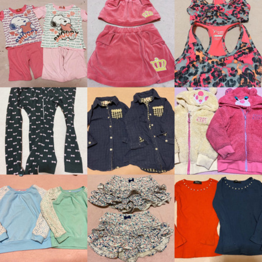 たくさん お揃い 子供服 女の子