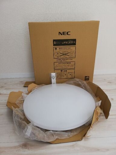 シーリングライト NEC  12畳用 調色調光タイプ