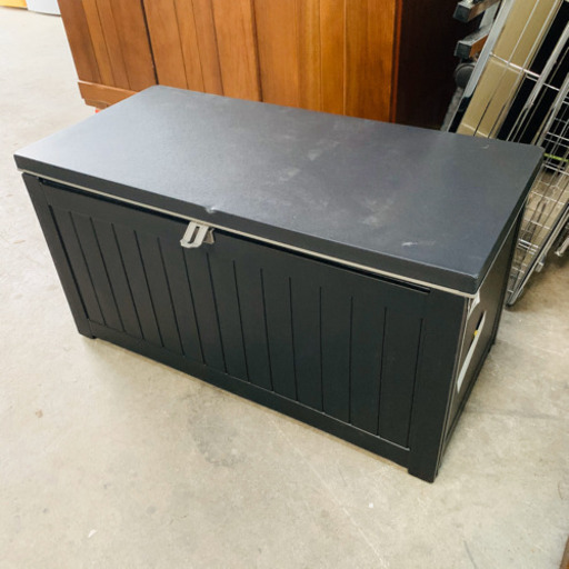 3,000円！！新生活応援大特価✨早い者勝ち✨ ★ 不二貿易 収納BOXベンチ BK 190L NT5395 BLACK ★