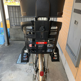 受付終了しました　自転車　後ろ子供乗せ付き　26インチの画像