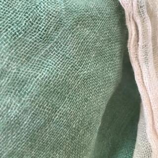 麻のスカーフ🧣2枚の画像