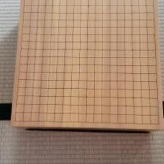 新カヤ6寸碁盤(足付き) 碁石 碁筍セット