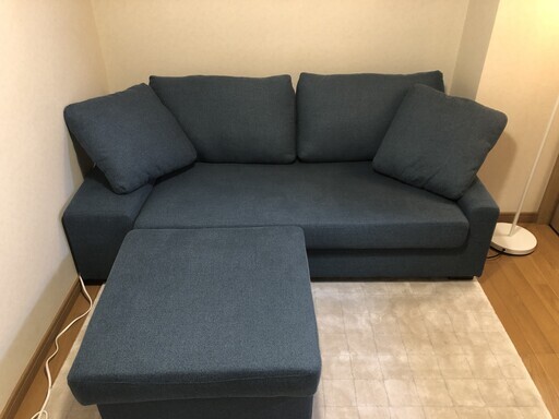 ソファー（新品：幅167ネイビー）