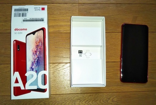 送料無料　未使用品　Galaxy A20 　SIMロック解除済