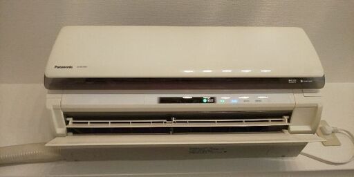 14畳用Panasonicルームエアコン CS-401CXR2-W／CU-401CXR2  2011年製 8年8カ月購入から経過 取説/リモコン有り