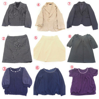 レディーススーツ　インナー9点セット