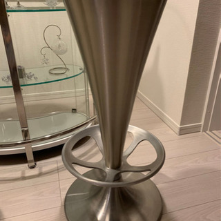 ガラスカウンター ハイチェアーセット 美品