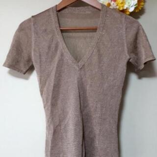 急募🔊 未使用に近い❕ラメゴールド 透け感あり XS