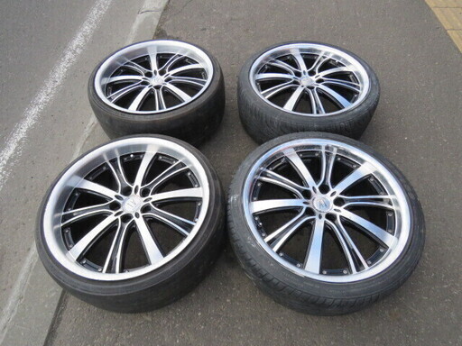 ANHELO アネーロ コラソン ブラックポリッシュ 19インチ 5穴 PCD 114.3 8.5J 9.5J off＋35 ＋45㎜ ハブ径 74ｍｍ 235/35ZR19 225/35ZR1