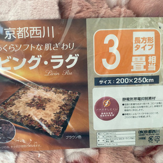 ラグ　3畳相当　京都西川