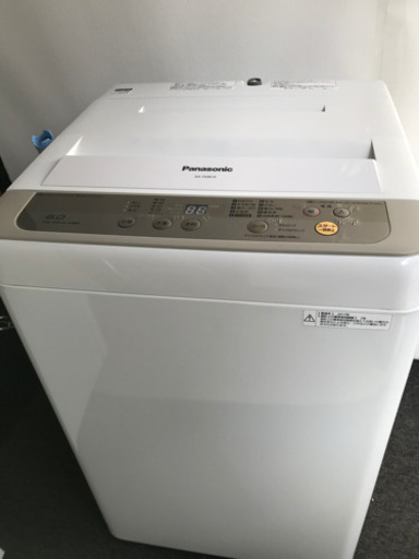 パナソニック　２０１７年製　送風乾燥搭載　洗濯機　６．０キロ　美品