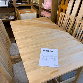 ☆IKEA ノールデン ノルネス ダイニングセット 美品 定価79950☆