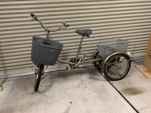 大人用三輪車　ナショナル製20×18インチ