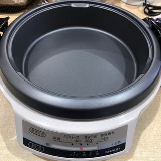 【未使用品】シャープSHARPグリル鍋◆KX-ZG1の画像