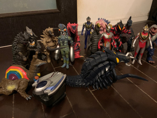 ウルトラマン、ウルトラ怪獣、塩ビ、指人形まとめ売り！56セット！