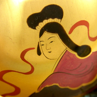 七福神 盃 ぐい呑み 木製　酒杯　酒器　縁起物　漆芸 南12条店 の画像
