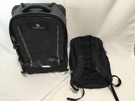★外観美品★イーグルクリーク EagleCreek スイッチバックインターナショナルキャリーオン/ 30L + 19L  