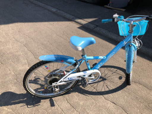 子供用自転車　水色　24インチ