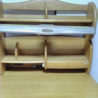 学習机　　本棚　椅子　引きだし付きの画像