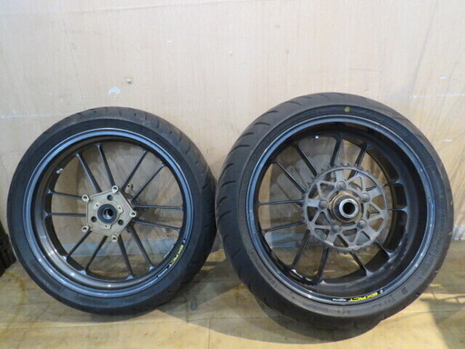 鍛造 EXACT エグザクト アドバンテージ バンディット1250F用 前後 ガンメタリック ホイールサイズ 前 3.50-17 後 6.00-17インチ