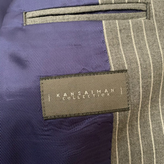 【新品】KANSAIMANシングル二つ釦スーツA6の画像