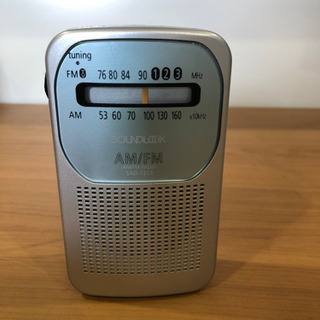 SOUNDLOOK わかりやすい日本語表示AM/FMラジオ SA...