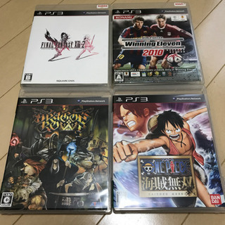 PS3ゲームソフト4点