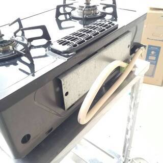 (お取り引き予定決定)【新生活応援】すぐ使えるセット☆Rinnai リンナイ　ガスコンロ　ブラック　14年モデル　都市ガス用の画像