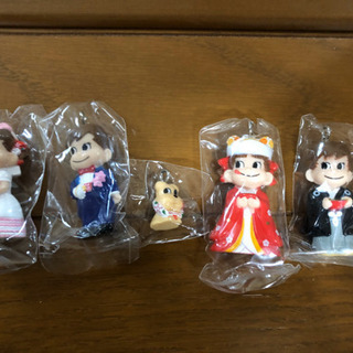 新品⭐️非売品・ペコちゃんのキーホルダー・不二家