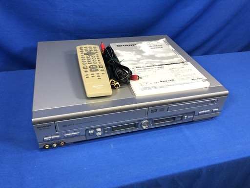 【管理KRK177】SHARP 2002年 DV-NC550 ビデオ一体型 DVDプレーヤー