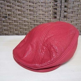 中古 NEW YORK HAT レザー ハンチング 1900 S...