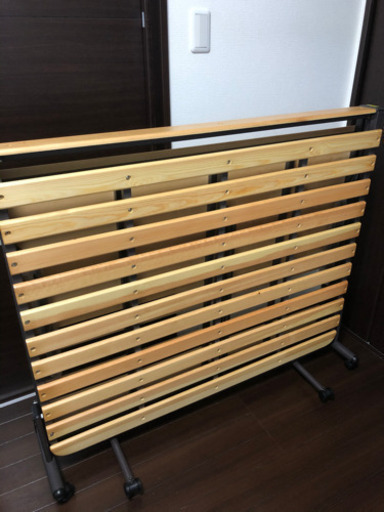 【値下げしました！】山善 SD 折りたたみベッド すのこ