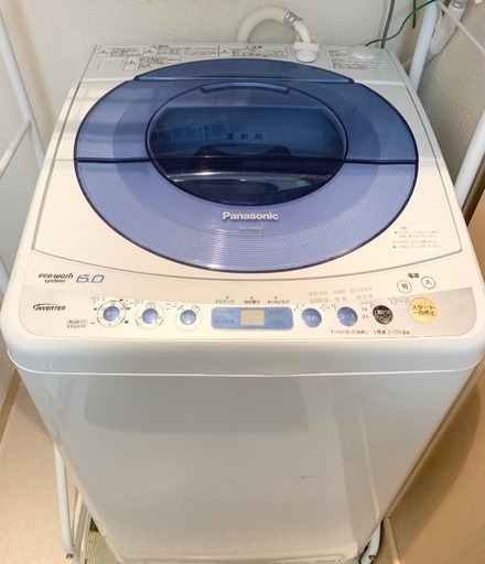 パナソニック 洗濯機 6キロ 2年半使用 NA-FS60H2