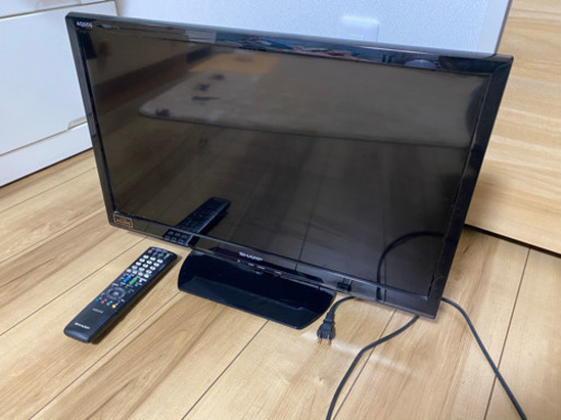 お譲り先決定しました。 SHARP AQUOS 24インチテレビ