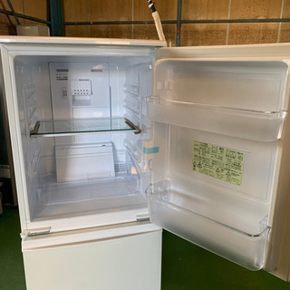 KR16 シャープ 137L 2ドア冷蔵庫（ホワイト系）SHARP SJ-C14Y-W 2013モデル