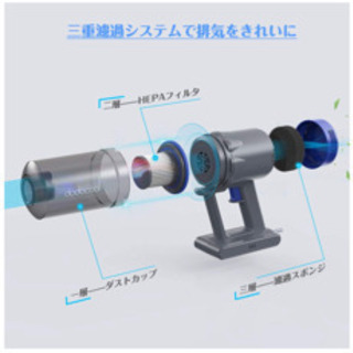 掃除機 600W出力 パワフル サイクロンの画像