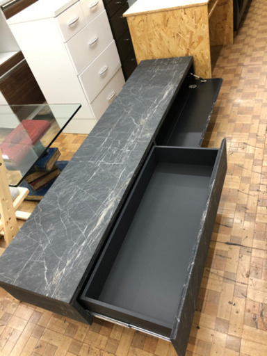 ?緊急事態宣言中最大13%OFF? 【展示品】[幅180] テレビ台 テレビボード 一人暮らし 日本製 木製 大理石風?自社配送時?代