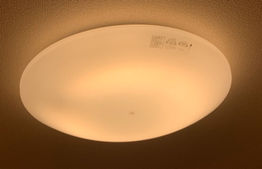 シーリングライト 電球色 リモコン付き　TAKIZUMI製