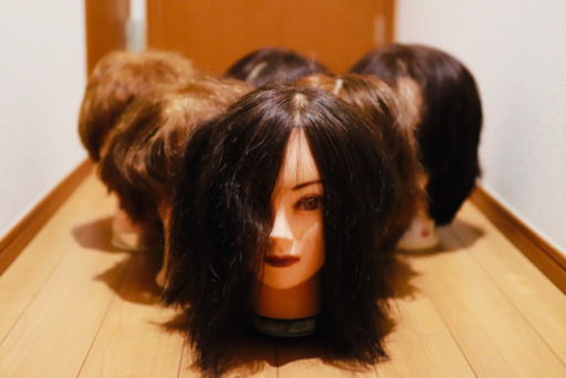 【未使用】メンズウィッグ 練習用 Amazon.co.jp: メンズカットウィッグ 練習用ウィッグ 人毛100％ カット