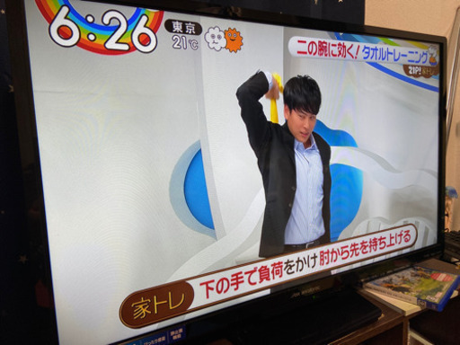 再掲載！早い者勝ち！32型テレビ Wチューナー　HDD付き