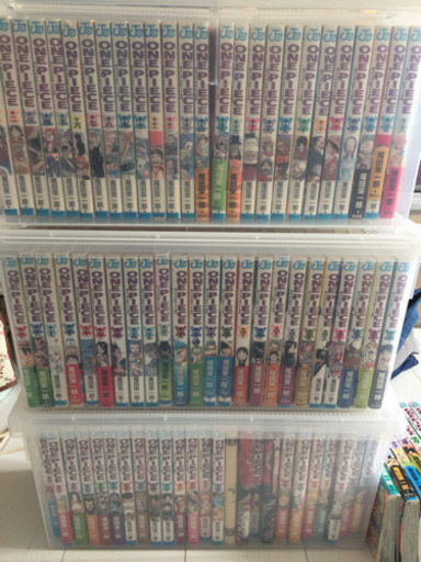 ワンピース全巻1-96セット ブックカバー2枚おまけ付き