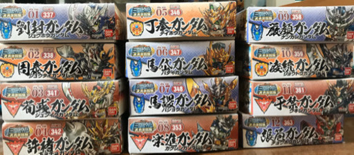 BB戦士　三国伝外伝　未組立　新古品　01〜12 まとめ売り