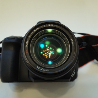 SONYデジタル一眼α350レンズ付きの画像