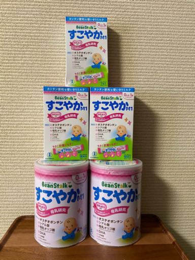 すこやかミルク800g✖︎2缶セット　＋　ステック40本